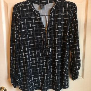 Blouse with zipper. Like new